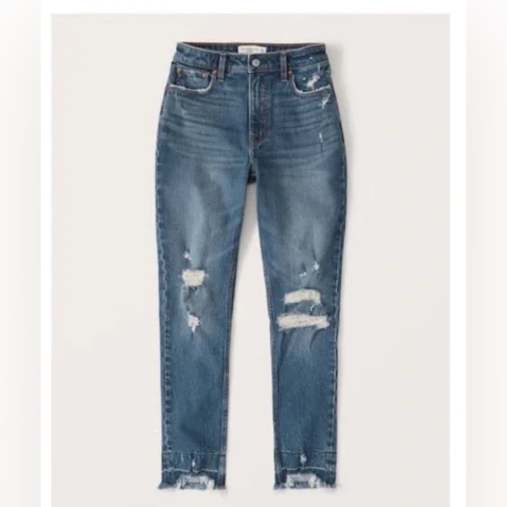 Abercrombie & Fitch Blue Skinny Jeans Curve Love high waisted | 28